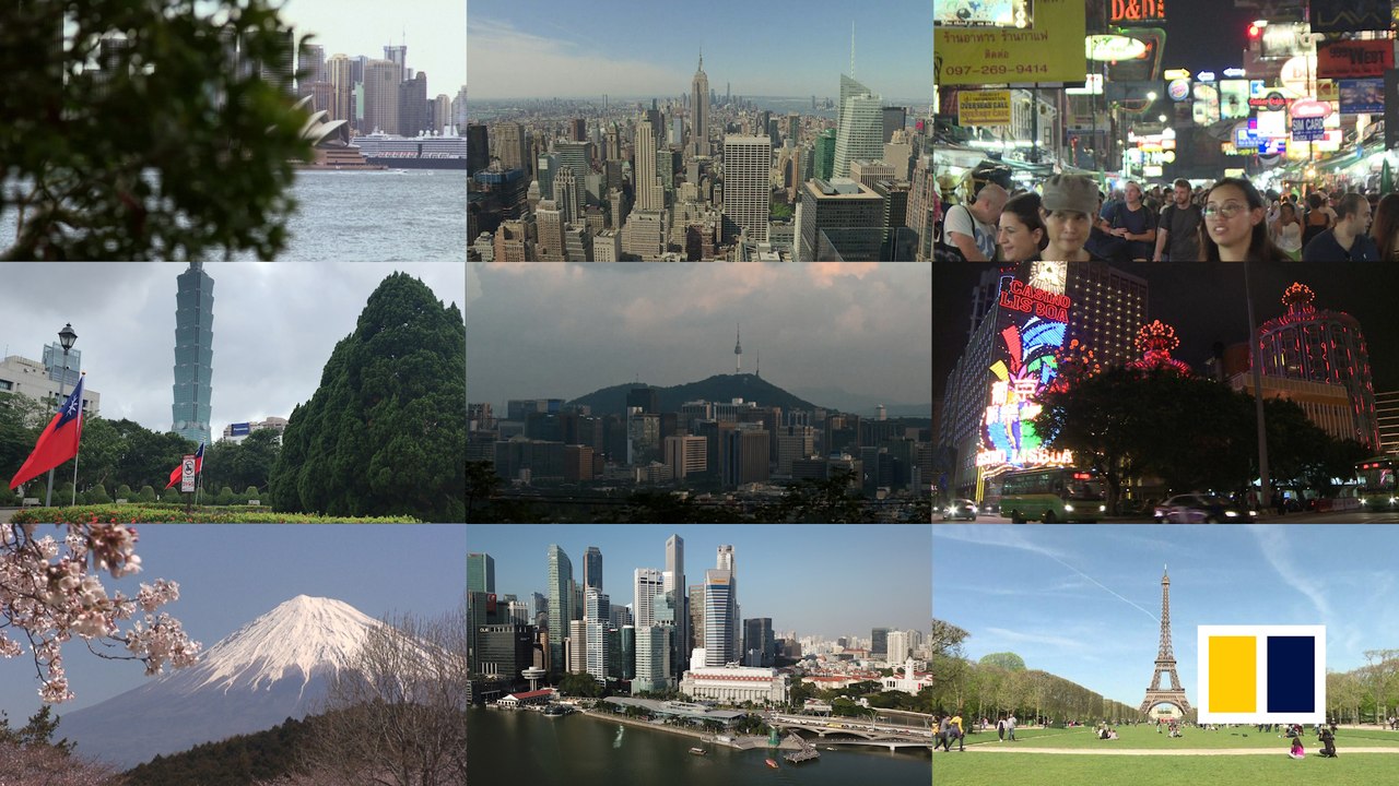Top 10 destinations for Chinese travellers
