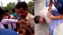 Uttar Pradesh में Police Man की पटक - पटक कर जब लोगों ने की सरेआम पिटाई । वनइंडिया हिंदी