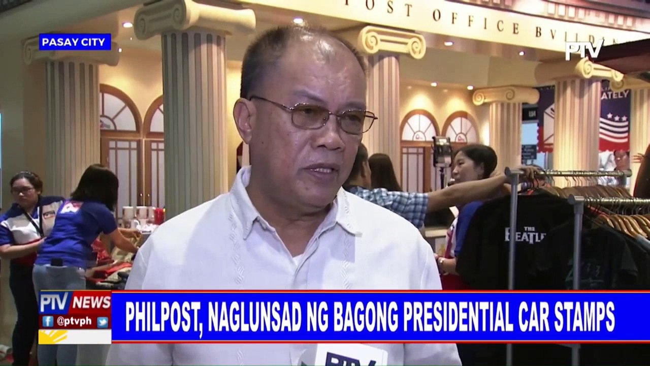 PhilPost, naglunsad ng bagong presidential car stamps