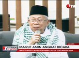 Maruf Amin Angkat Bicara