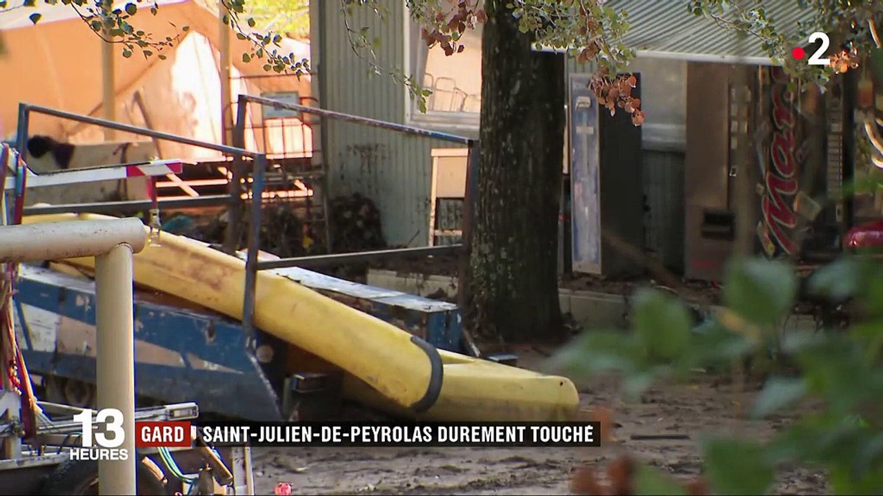 Intempéries dans le Gard : Saint-Julien-de-Peyrolas durement touché