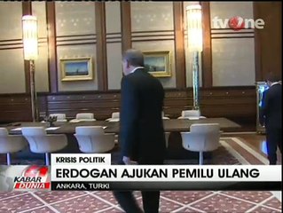 Bentuk Pemerintahan Baru, Presiden Turki Ajukan Pemilu Ulang