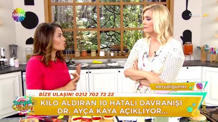 Kilo aldıran 10 hatalı davranış!