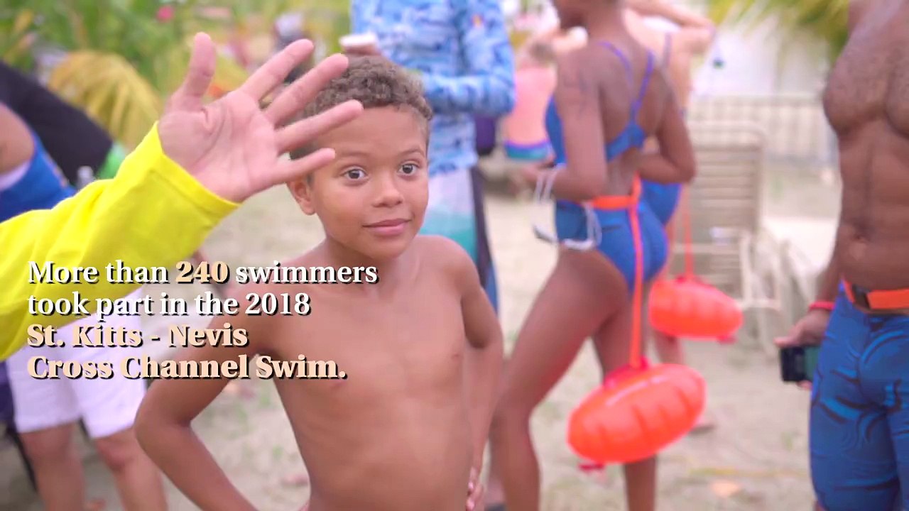 On Sunday, March 25th, over 240 swimmers participated in the 2018 Nevis to St. Kitts Cross Channel Swim, crossing "The Narrows" from Oualie Beach on Nevis to th