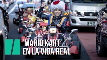 'Mario Kart' se convierte en realidad en las calles de Tokio