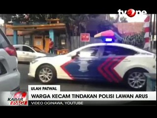 Ini Pembelaan Polisi Terkait Mobil Patwal Pengantin yang Lawan Arus