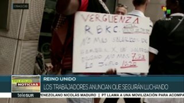 Exigen salarios dignos para sector de limpieza en ministerio británico