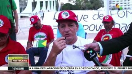 Brasil: ministro del STF recibe a militantes en huelga de hambre