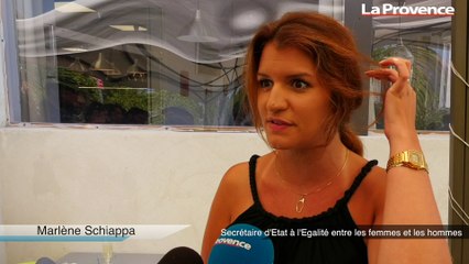 Marlène Schiappa en vacances à Marseille