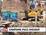 Tiang Pancang Turap Ciliwung Mulai Dipasang di Kampung Pulo