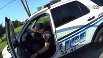 Police Officer Distracted Behind The Wheel Takes Out Bicyclist