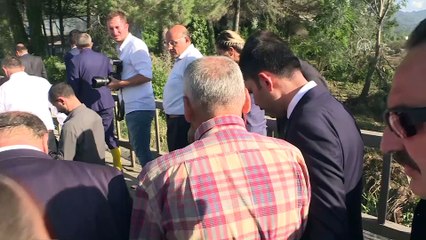 Bakan Kurum, selden zarar gören bölgelerde incelemelerde bulundu - ORDU