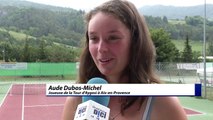 Alpes de Haute-Provence : A l'open Tennis de Barcelonnette, une jeune joueuse évoque son entrée en compétition