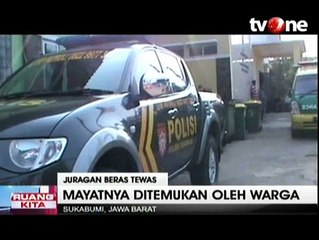 Juragan Beras di Sukabumi Ditemukan Tewas
