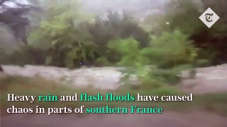 Two Germans arrested for running illegal campsite as floods hit southern France (10/08/2018)