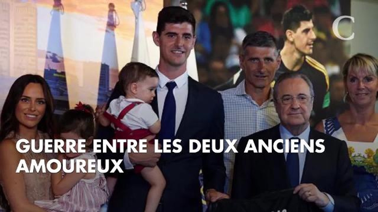 PHOTOS. Pour sa présentation au Real Madrid, le gardien belge Thibaut Courtois pose avec… son ex-femme