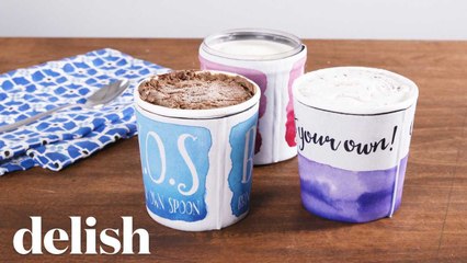 These Ice Cream Pint Koozies Will Keep Your Hands Cozy While You're Eating By The Spoonful