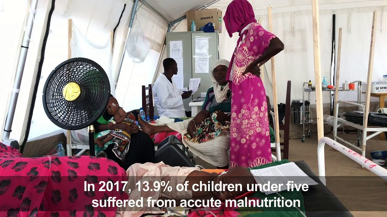 MSF hospital treats severely malnourished children in Chad