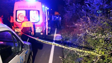 Bisikleti ile eve giden gence araç çarptı genç hayatını kaybetti