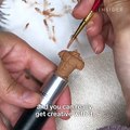 An artist takes luxury lipsticks and makes mini sculptures