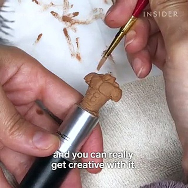 An artist takes luxury lipsticks and makes mini sculptures