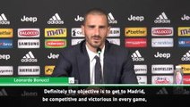 Juve must aim for Champions League glory - Bonucci