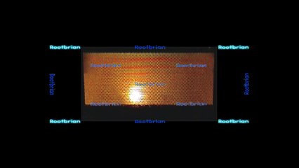 Microwaving three expired glass bulbs in slow-motion with electronic background music