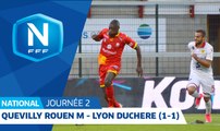 J2 : Quevilly Rouen M. – Lyon Duchère AS (1-1), le résumé