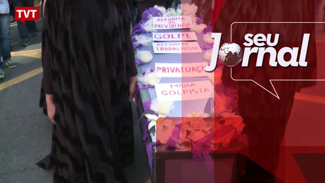 No centro de São Paulo trabalhadores dizem basta a Temer e ao Judiciário