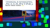 New Releases Financial   Managerial Accounting  Any Format