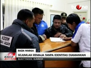 Sejumlah Remaja Tanpa Identitas Diamankan
