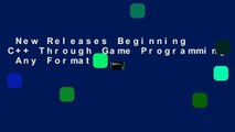 New Releases Beginning C   Through Game Programming  Any Format