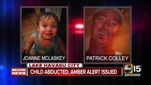Amber Alert issued after one-year-old girl abducted from Lake Havasu City