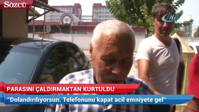 Polis SMS attı, yaşlı adam 190 bin lirasını kaptırmaktan kurtuldu