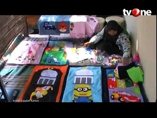 Sajadah Unik dengan Motif Tokoh Kartun
