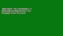 Best ebook  The Liberalization of Electricity and Natural Gas in the European Union (European