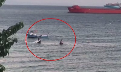 Beylikdüzü’nde batan teknedeki can pazarı kamerada