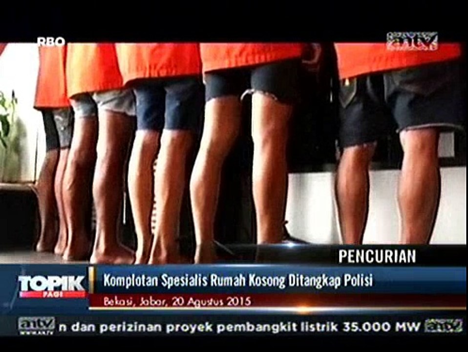 Komplotan Pencuri Spesialis Rumah Kosong Ditangkap Polisi