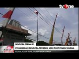 Bendera Merah Putih Berkibar Terbalik di Kantor Dinas Pendidikan Nias