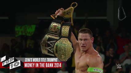 John Cena's Greatest Top 10,World Title Triumphs in WWE 2018