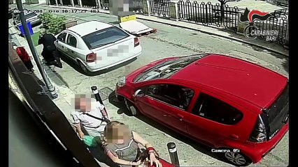 Molfetta ladro ripreso telecamere