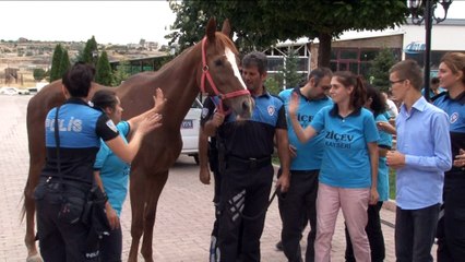 Engelli çocuklara atlı terapi