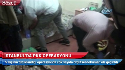 İstanbul'da PKK operasyonu