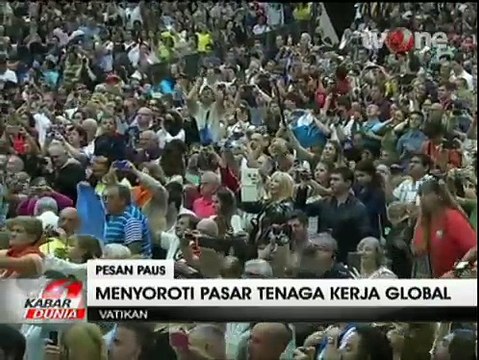 Paus Fransiskus Soroti Pasar Tenaga Kerja Global