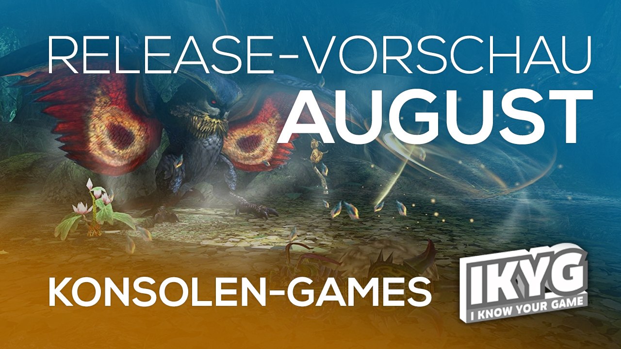 Games-release-vorschau - august 2018 - konsole