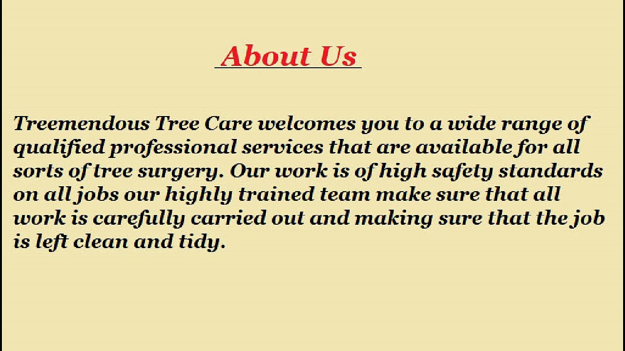 Tree Services