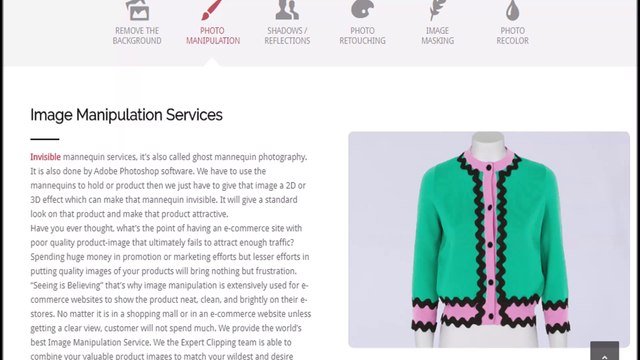 Photo editing company: Expert Clipping