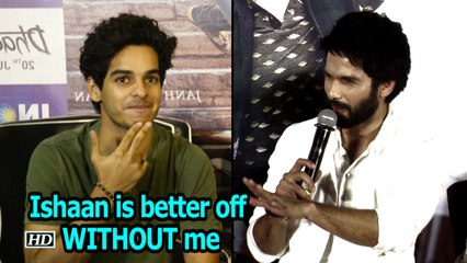 Shahid: Wasn't invited for 'Dhadak' party, Ishaan is better off WITHOUT me