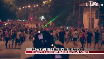 Download Video: Rumani, protesta kundër qeverisë - News, Lajme - Vizion Plus