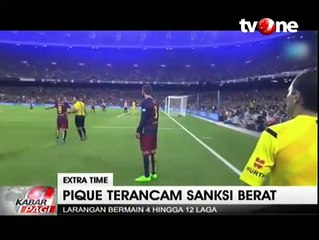 Memaki Wasit, Pique Terancam Sanksi 12 Pertandingan